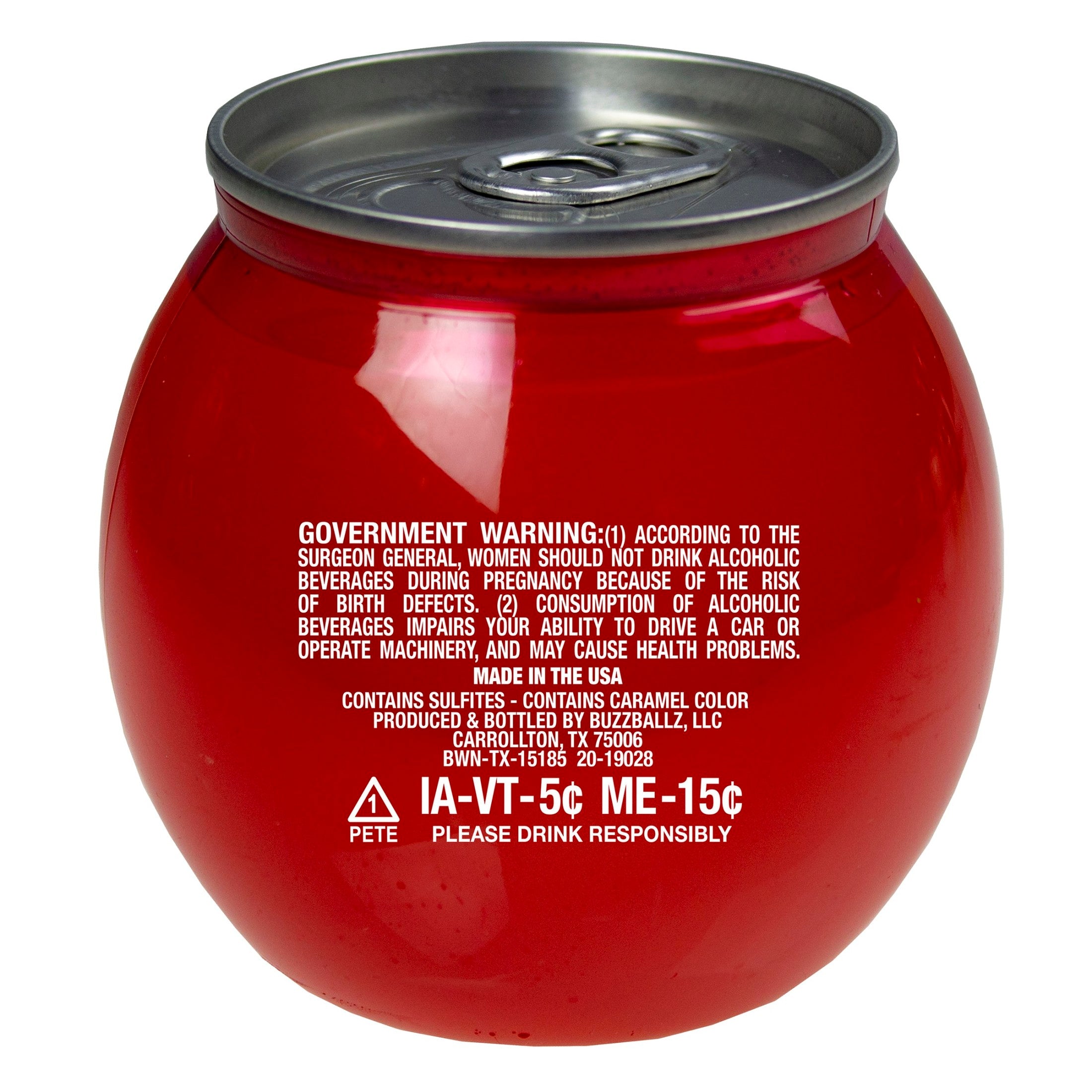 Buzzballz Chillers Fresa 187 ml, 15% ABV