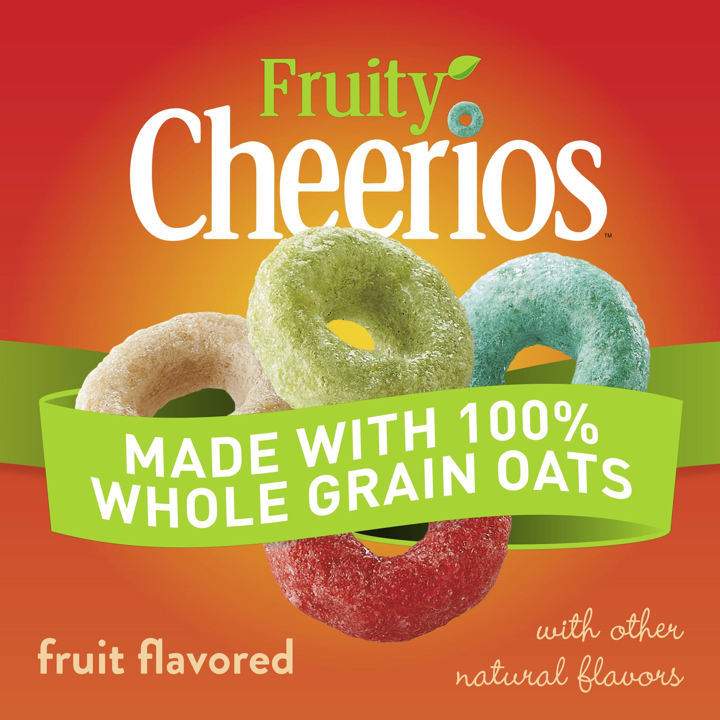 Cheerios Sabor a Frutas, Tamaño Familiar, 18,4 oz
