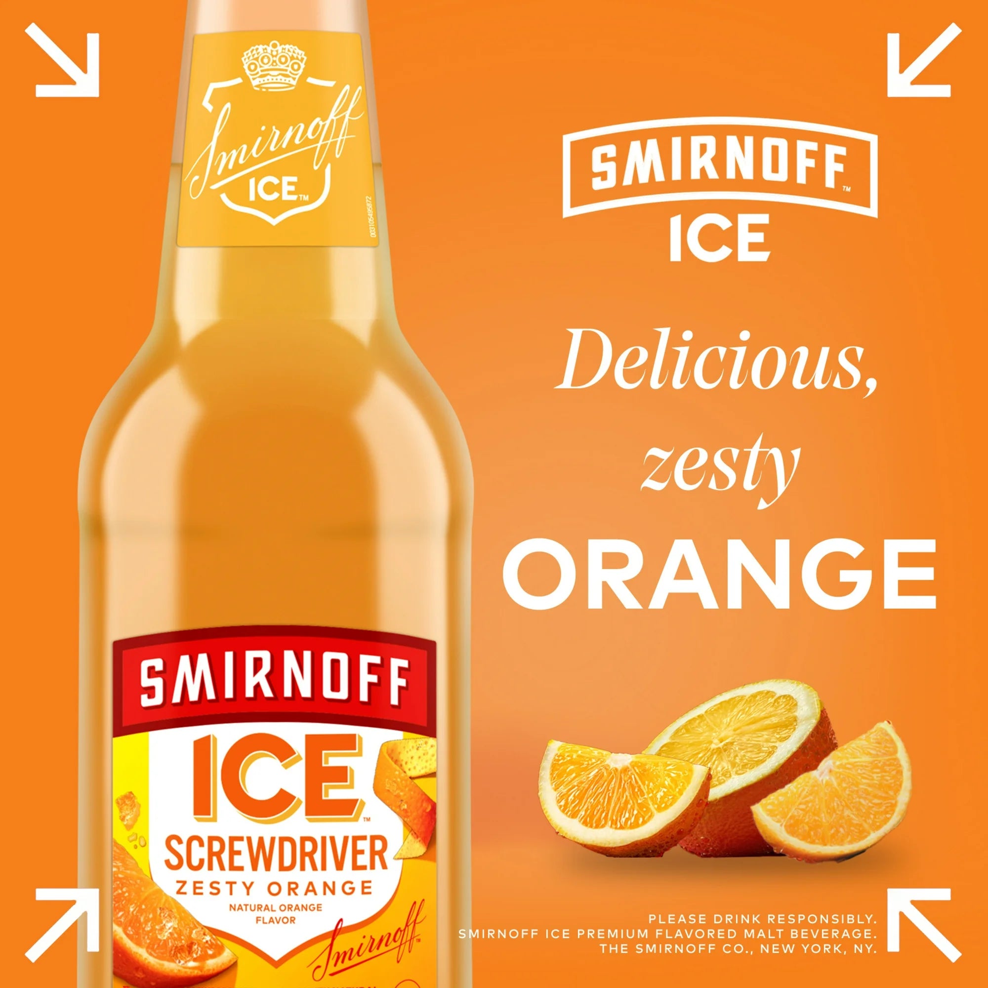 Smirnoff Ice Paquete Fiesta Variedad de Sabores, 12 Pack, 4,5 % de Alcohol