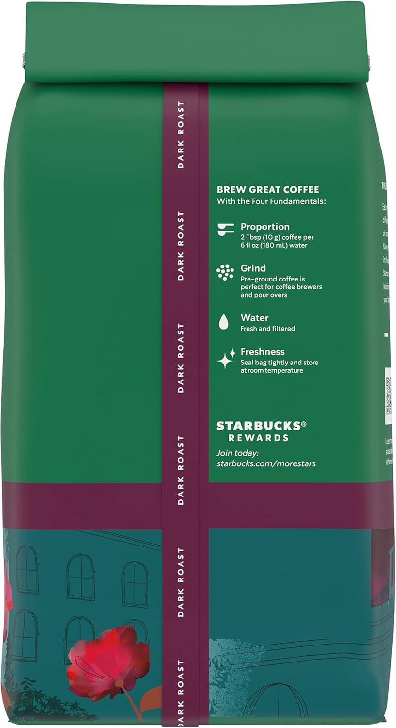 Starbucks Verona Dark Roast Ground Coffee