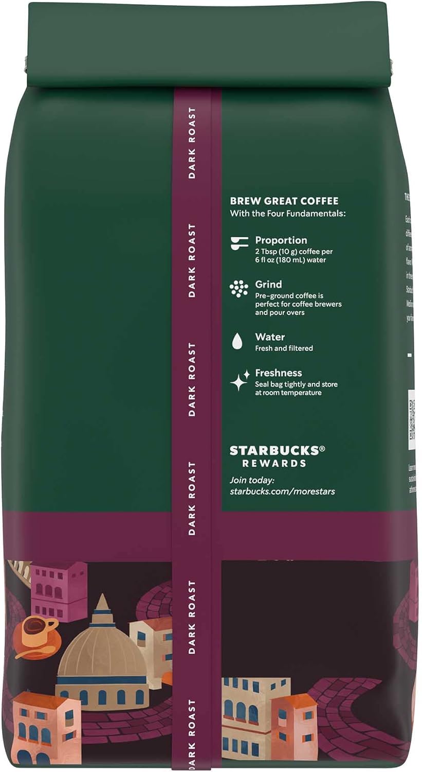 Starbucks Italian Roast Ground Coffee 
