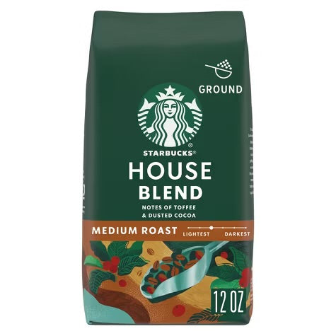 Starbucks Coffee Ground Bean House Roast