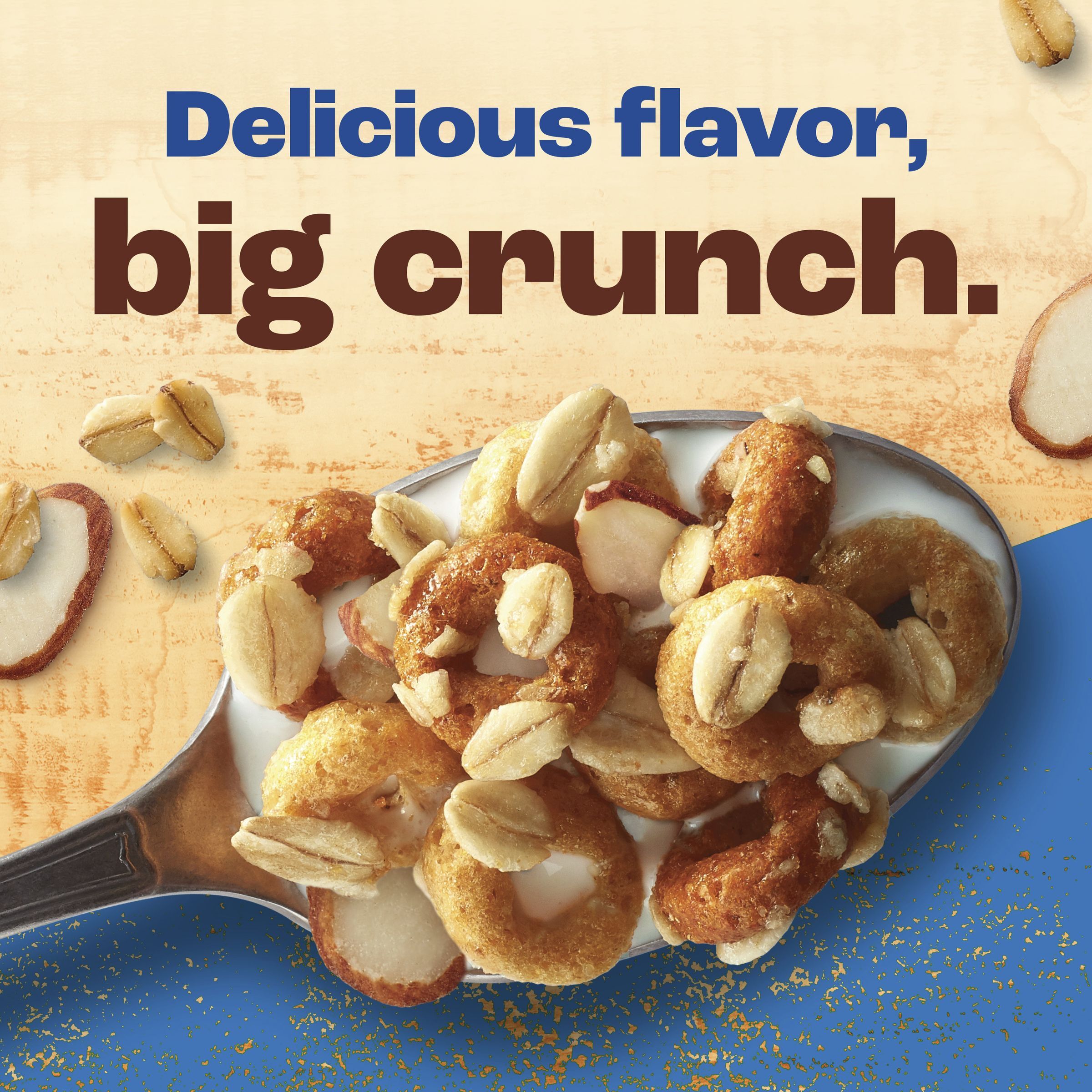 Oat Crunch Cheerios con Avena y Almendras, Tamaño Familiar, 24 oz