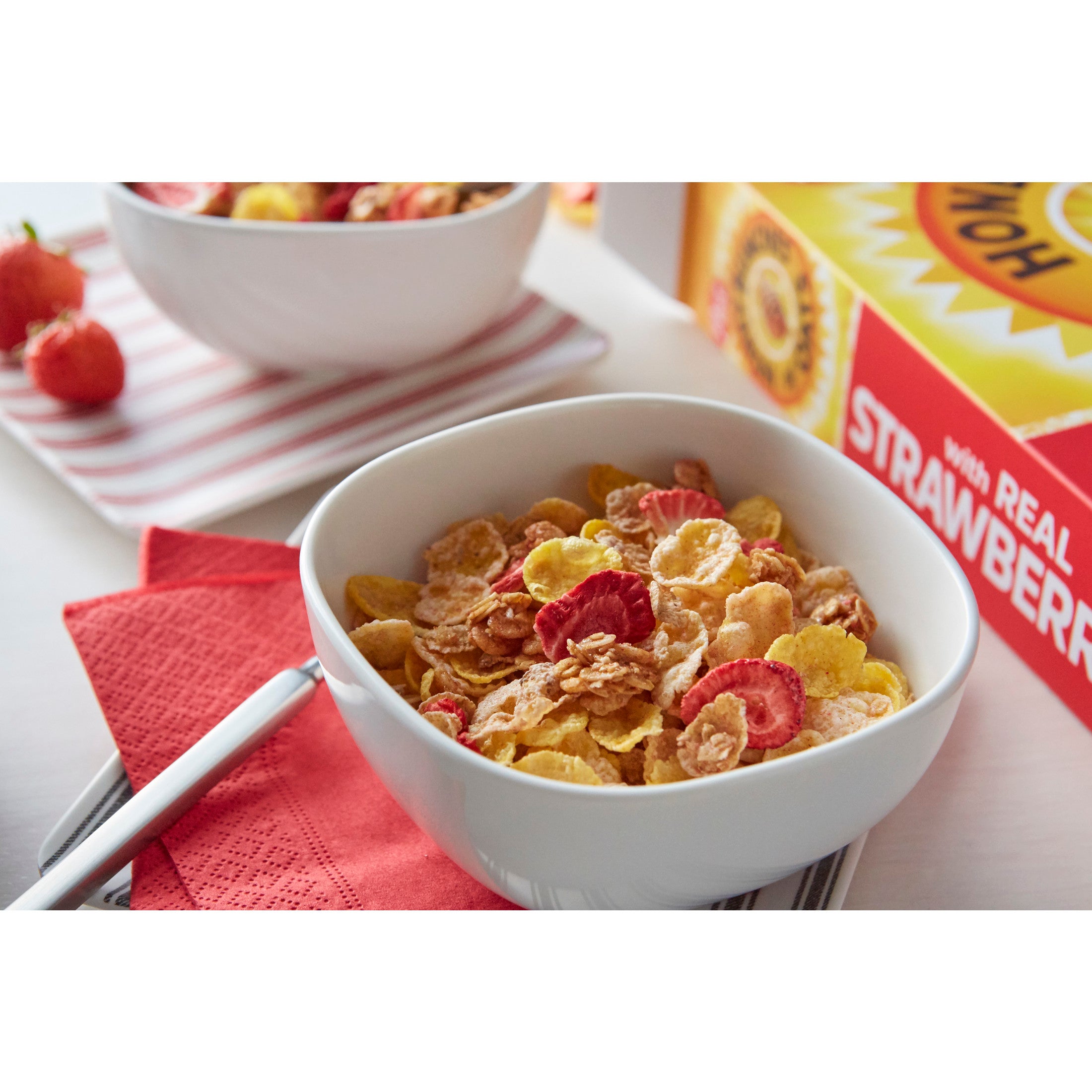 Honey Bunches of Oats Cereal de Avena con Miel y Fresa, 16.5 oz