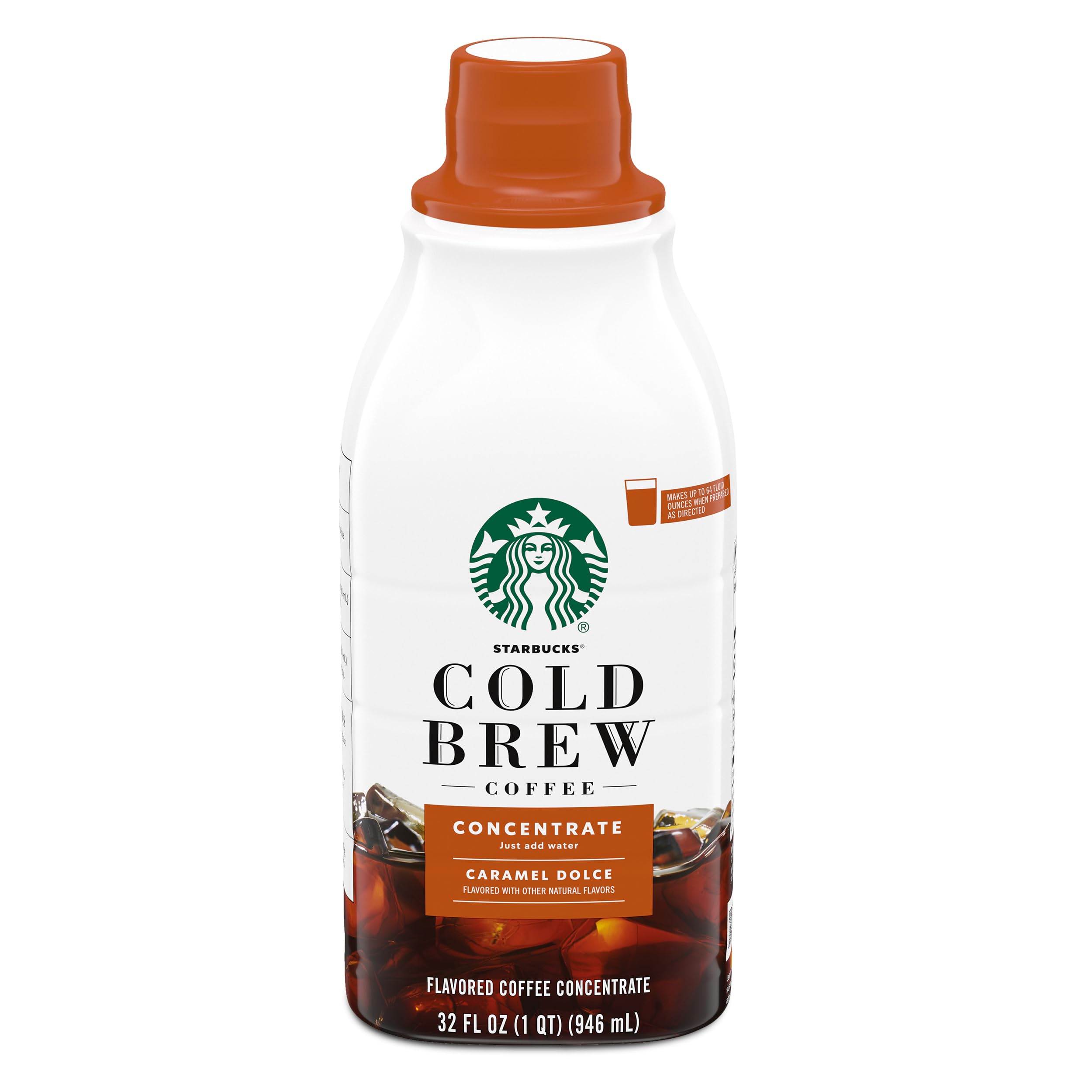 Starbucks Cold Brew Coffee Concentrate Multi-Serve Caramel Dolce