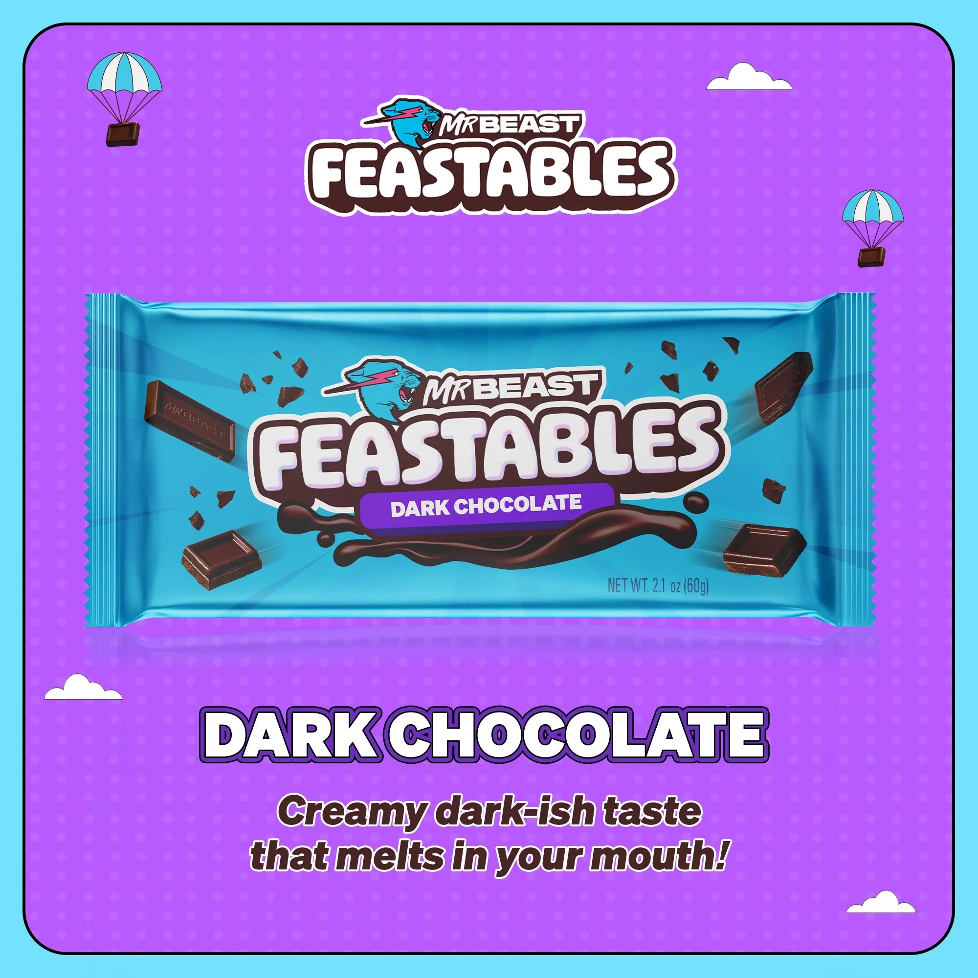 Mr. Beast Feastables Dark Chocolate