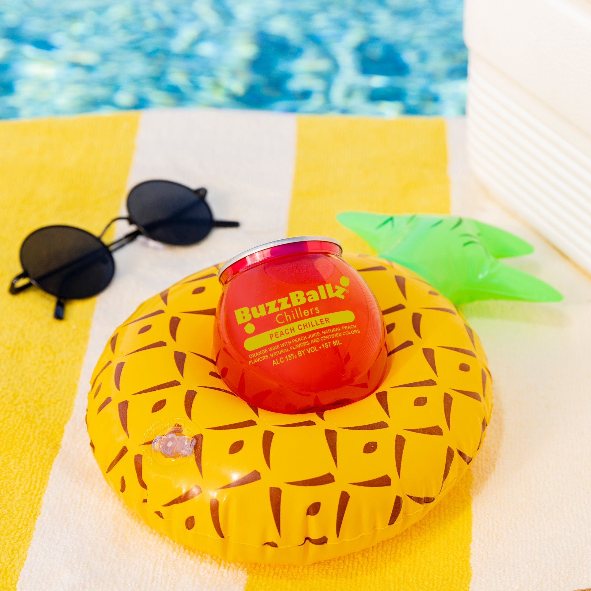 Buzzballz Chillers Naranja Durazno 187 ml 15% ABV
