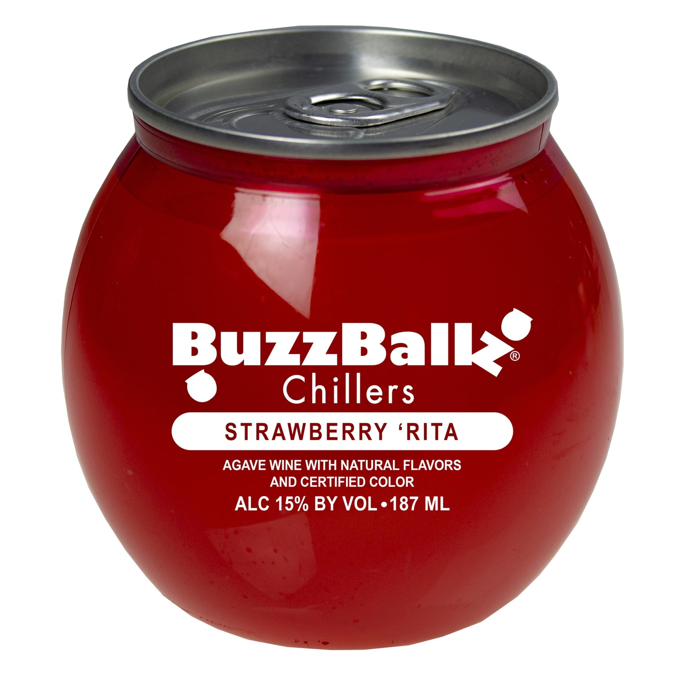 Buzzballz Chillers Fresa 187 ml, 15% ABV