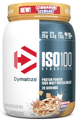 Proteína Dymetize ISO100 Proteína Hidrolizada, 10+ Sabores, Desde 600gr - 2.3kg