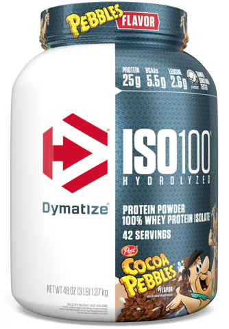 Proteína Dymetize ISO100 Proteína Hidrolizada, 10+ Sabores, Desde 600gr - 2.3kg
