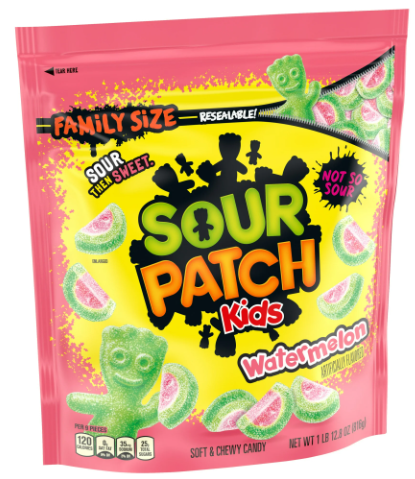 Sour Patch Kids Watermelon (Sandía) Familiar 816gr