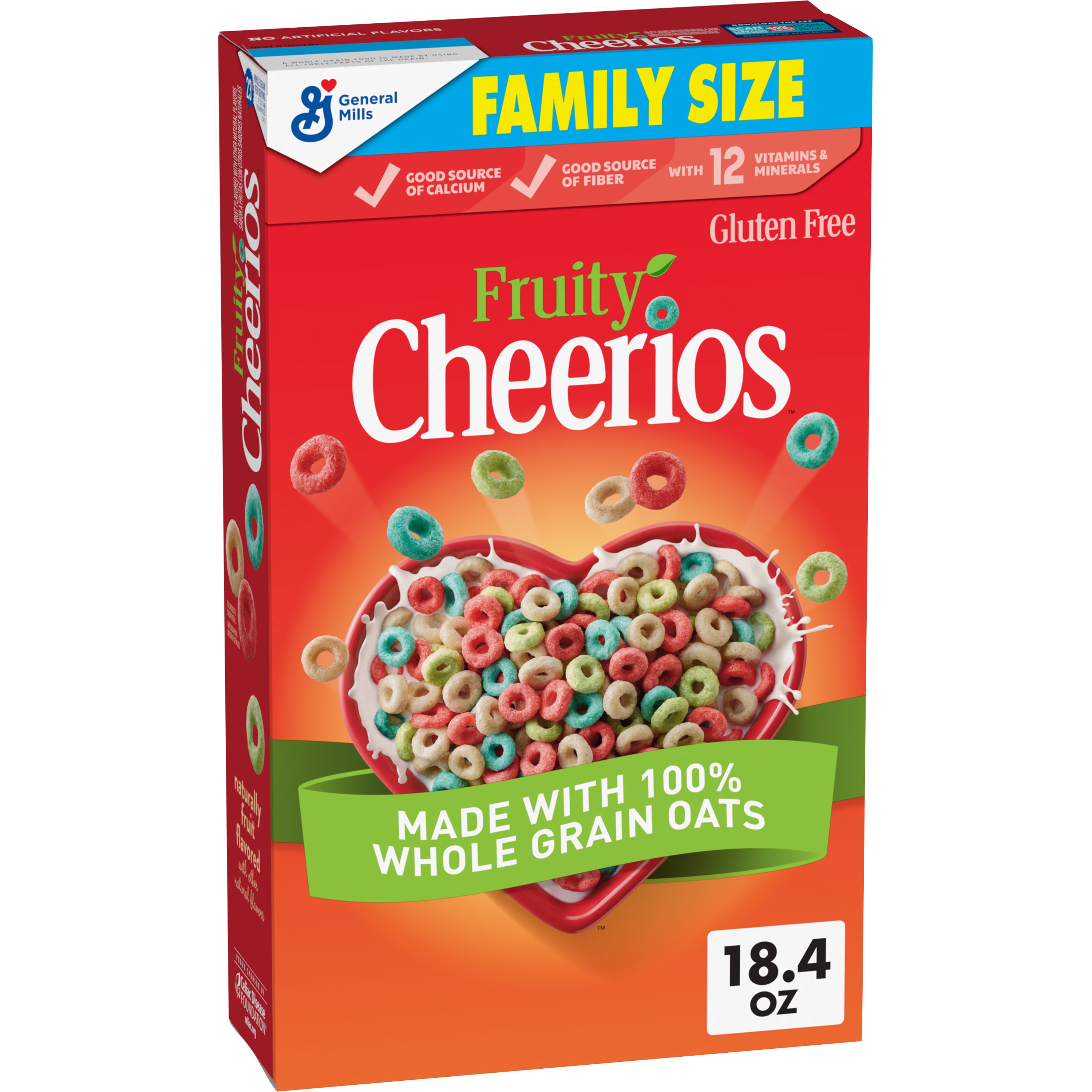 Cheerios Sabor a Frutas, Tamaño Familiar, 18,4 oz