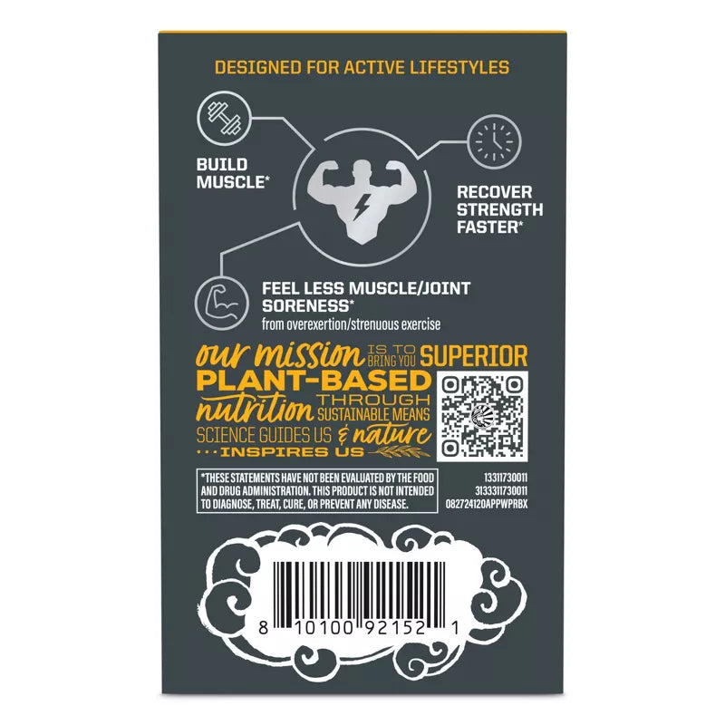 SunWarrior, Cápsulas de suplemento de energía y recuperación post-entrenamiento 120ct