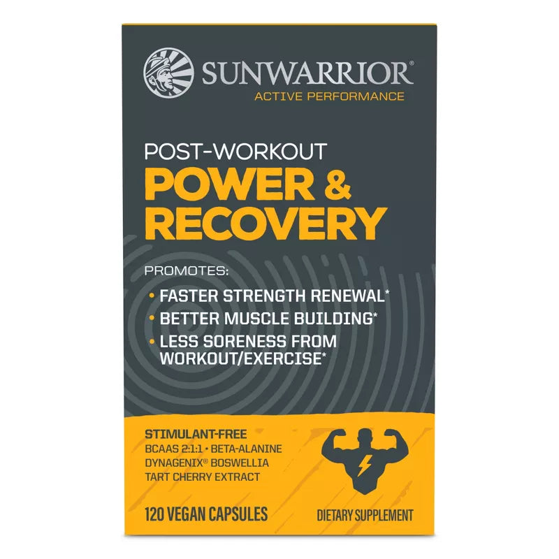 SunWarrior, Cápsulas de suplemento de energía y recuperación post-entrenamiento 120ct