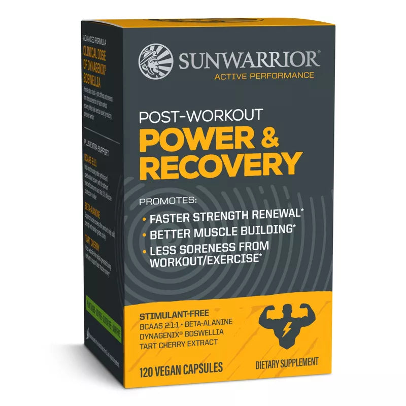 SunWarrior, Cápsulas de suplemento de energía y recuperación post-entrenamiento 120ct