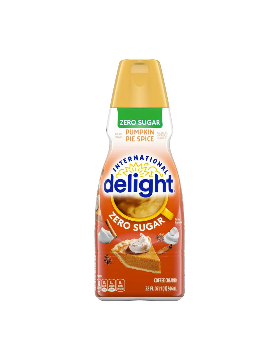 z Delight crema liquida Pumpkin spice sin azucar 946ml