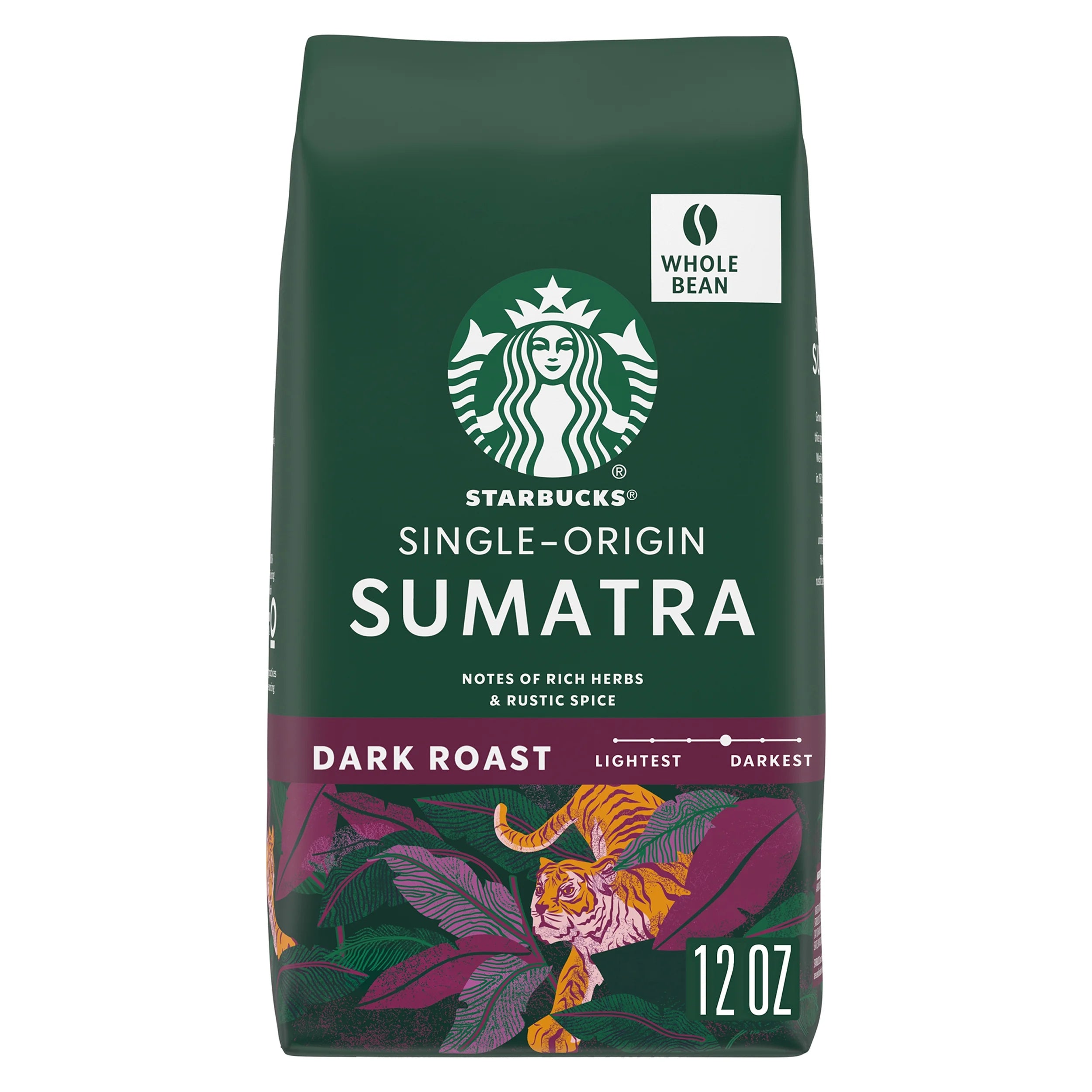 Starbucks Full Bean Coffee Sumatra Dark Roast