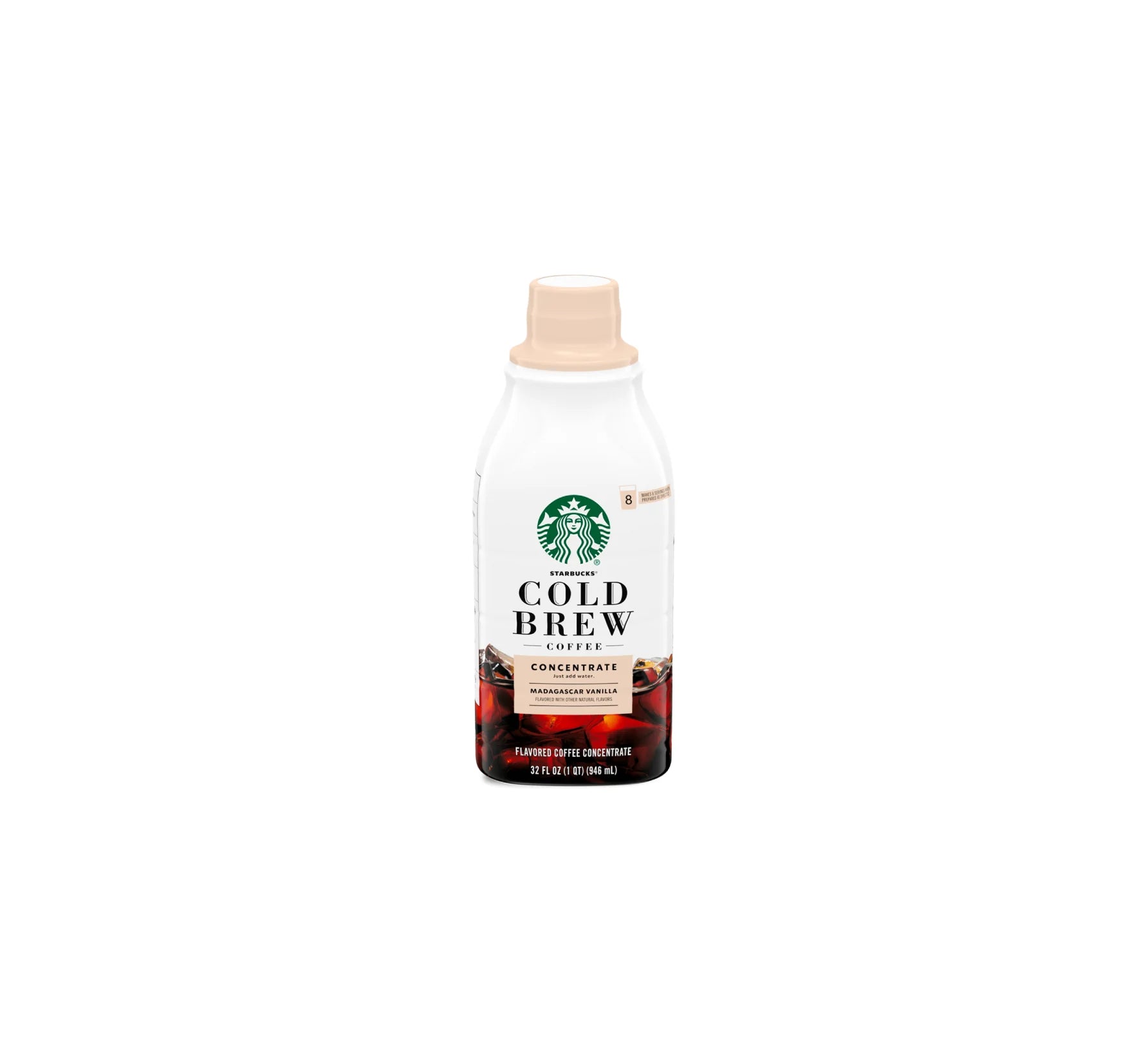 Starbucks Cold Brew Coffee Concentrate Multi-Serve Madagascar Vanilla