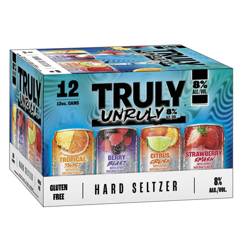 Truly Unruly Seltzer Sabores Variados Seltzer 12pck, 8% ABV