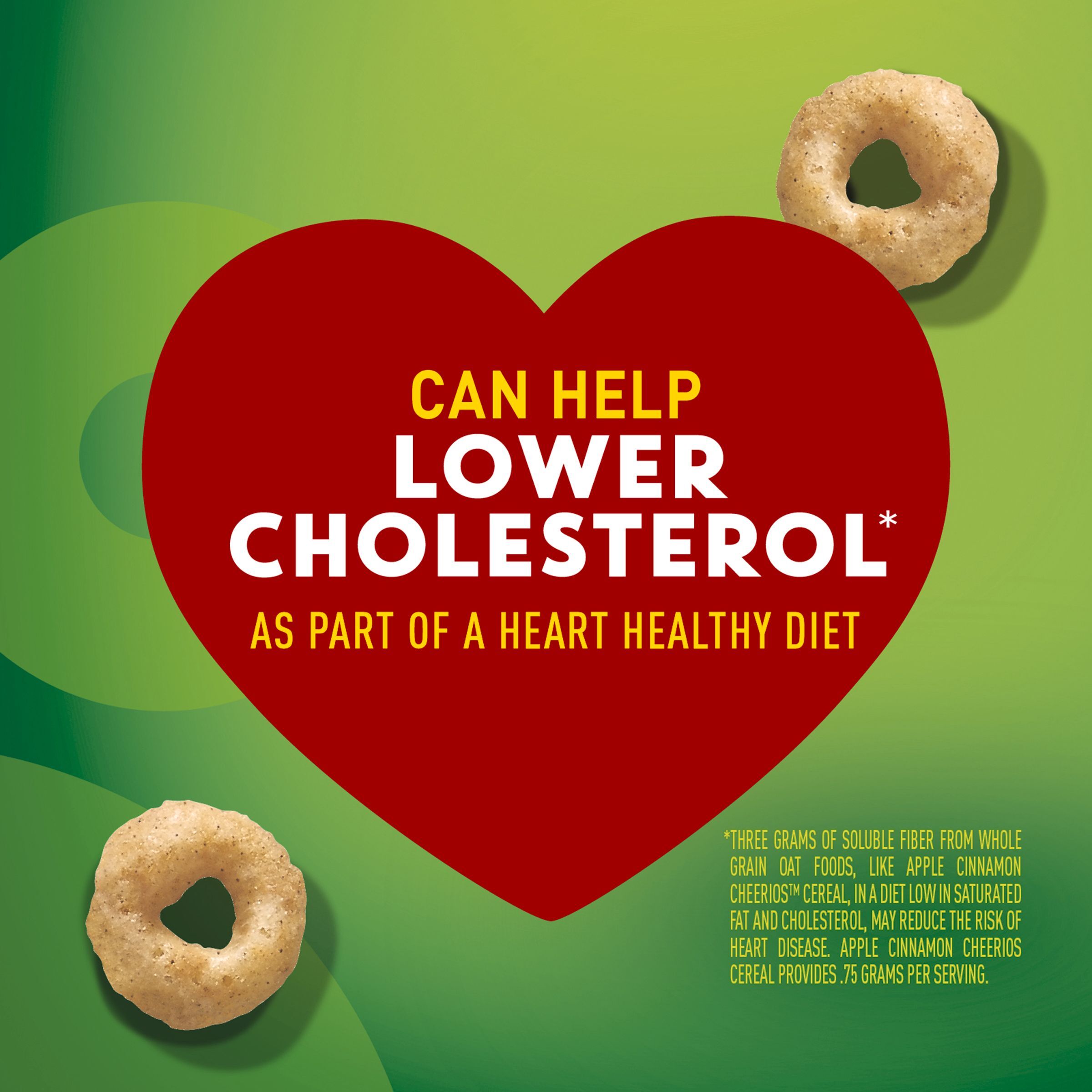 Cheerios de Manzana y Canela , Sin Gluten, Family Size, 19 oz