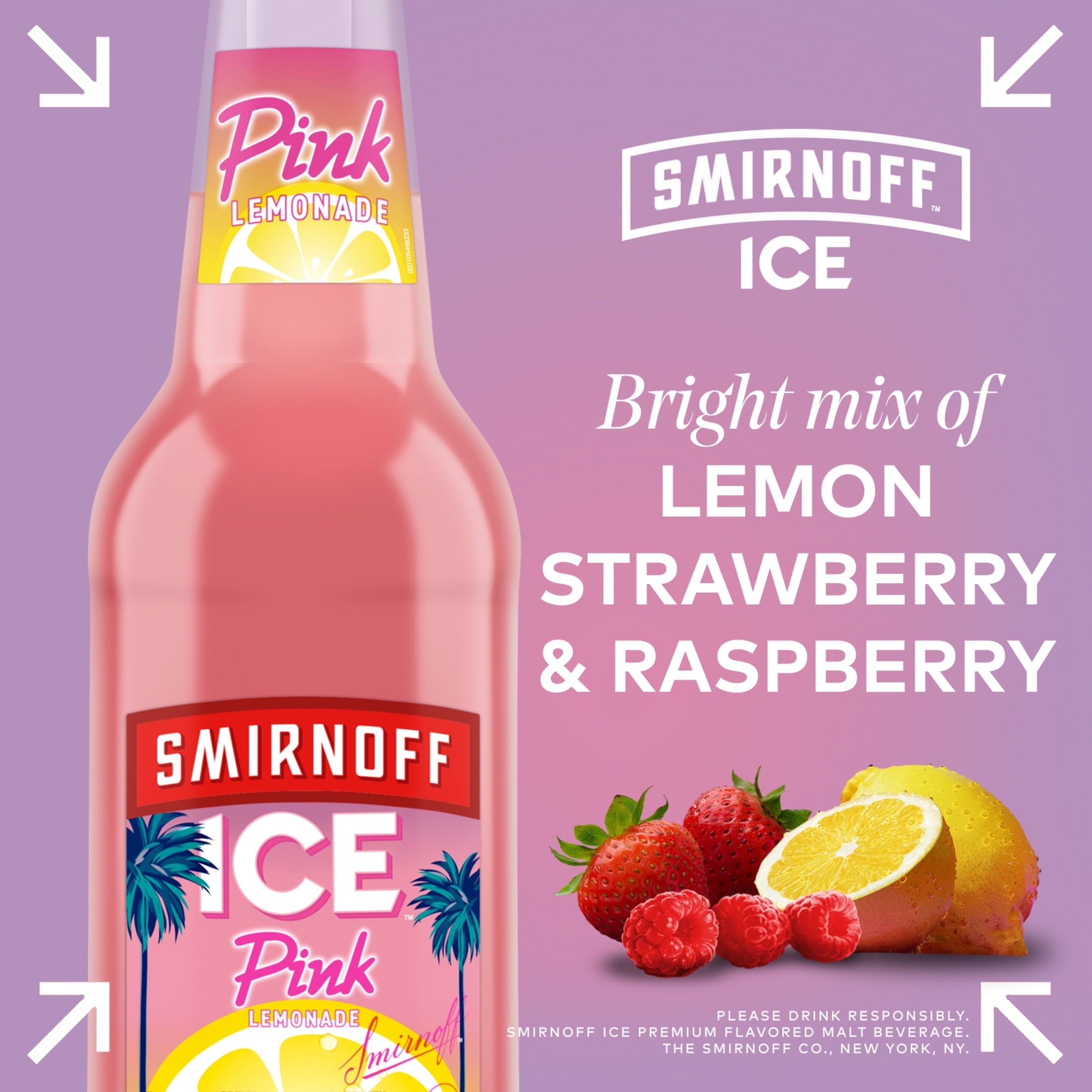 Smirnoff Ice Paquete Fiesta Variedad de Sabores, 12 Pack, 4,5 % de Alcohol