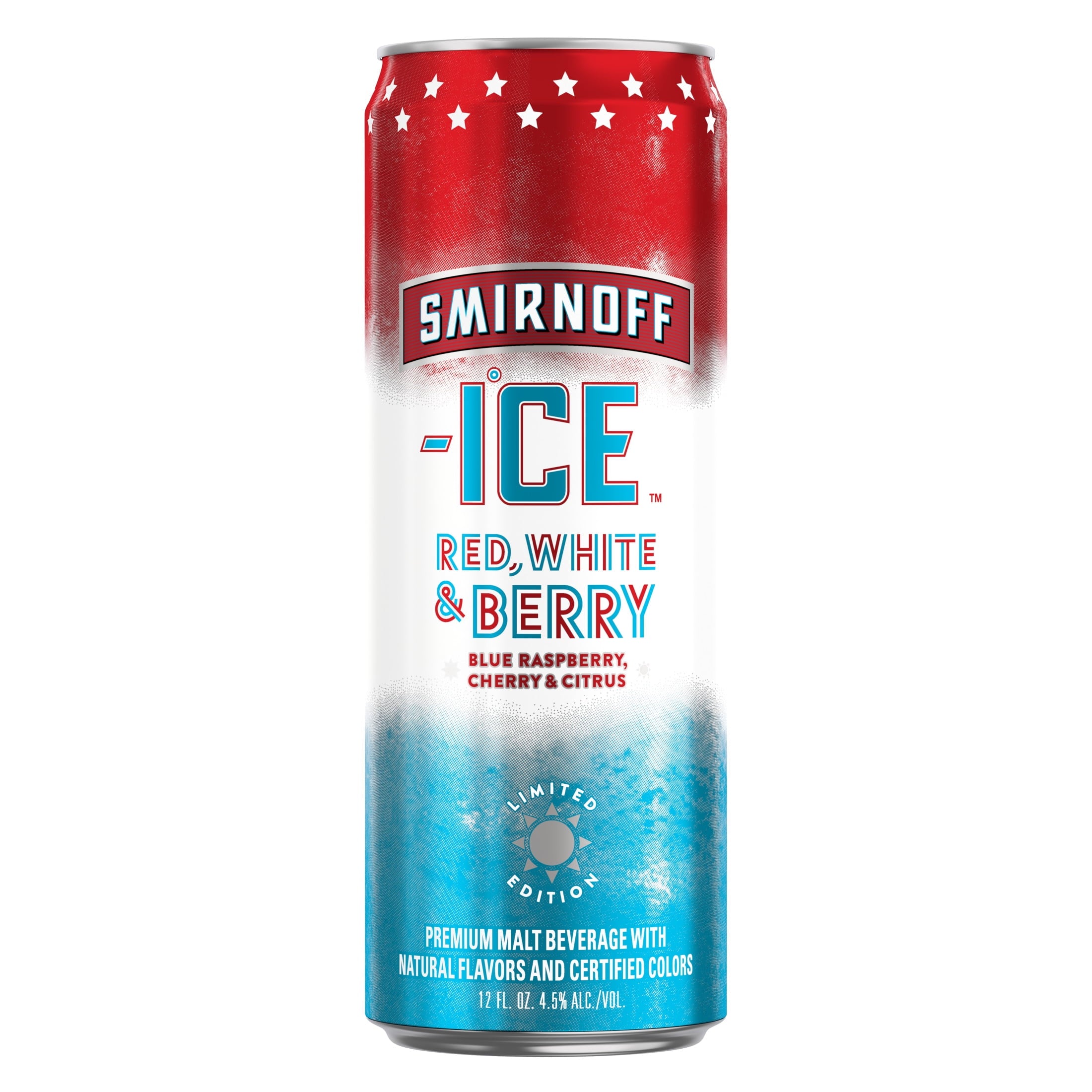 Smirnoff Ice Red White and Berry, 12 Fl Oz, 12 Pack, 4,5% ABV