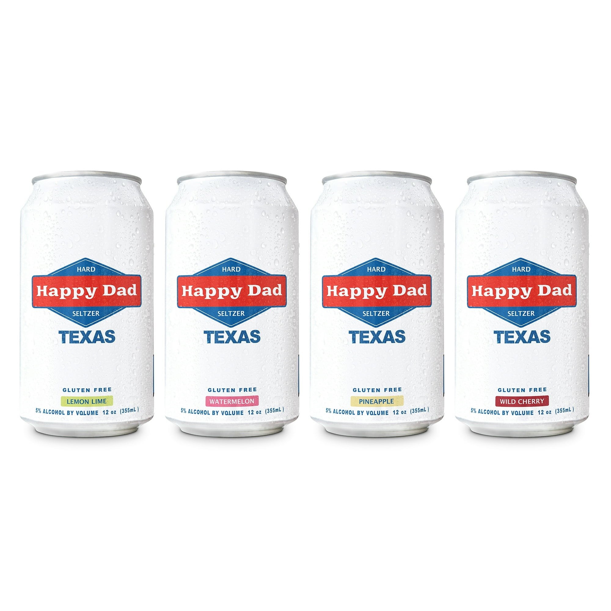 Happy Dad Hard Seltzer TEXAS 12pck, 5% ABV